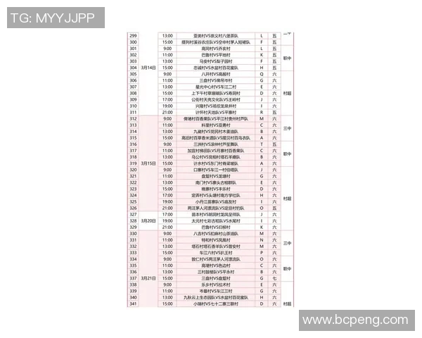 赛程安排更新通知请及时查看最新赛事时间和地点信息以免错过精彩比赛